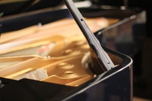 inside of a steinway piano